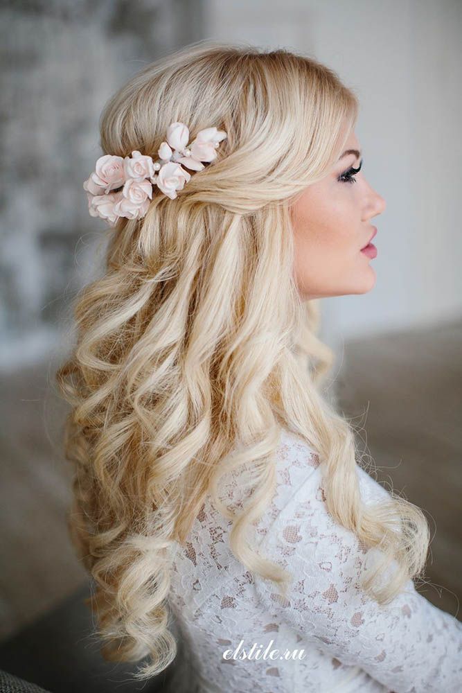 Coiffure de mariage 2017 55 romantic wedding hairstyle Ideas having a