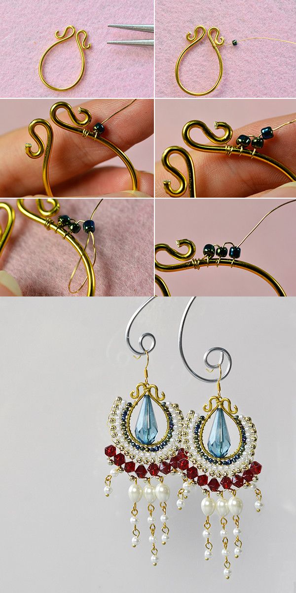 DIY Bijoux - Beaded hoop earrings, LC.Pandahall.com will release the ...