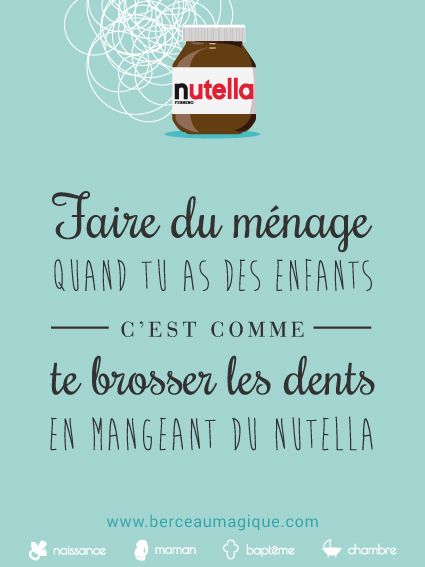 Citation - Citation gourmande #nutella #berceaumagique # 