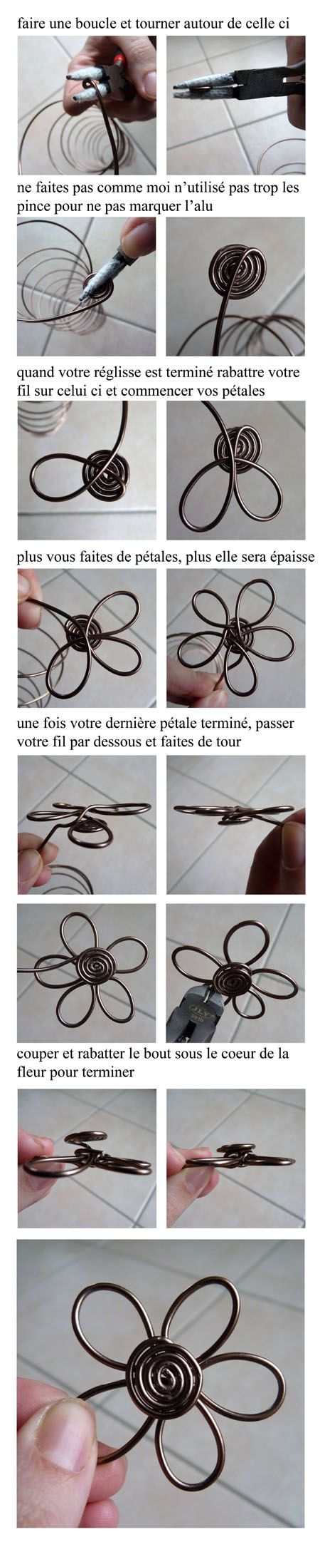 DIY Bijoux Tuto Fleur Wire En Fil D Aluminium De Mm Gene Des ListSpirit Com Leading