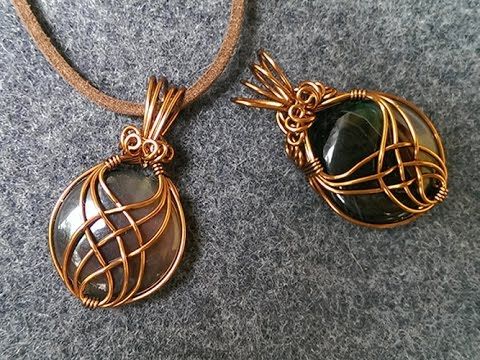 DIY Bijoux - pendant with big stone no holes - How to make ...