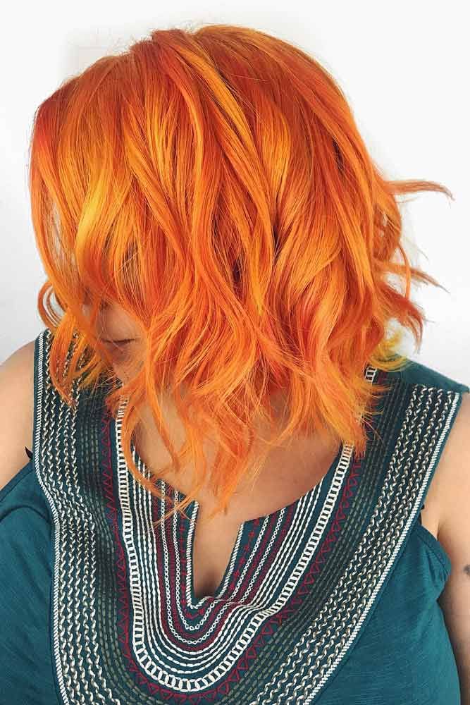 Nouvelle tendance coiffures pour femme 2017 / 2018 - les cheveux roux