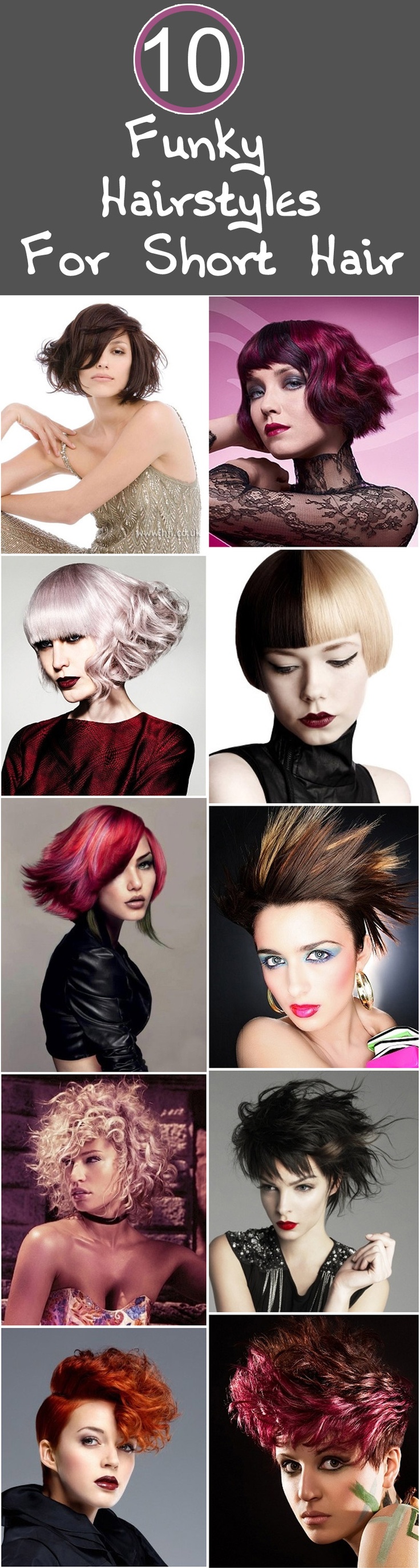 Idées Coiffures Pour Femme 2017 / 2018 - Coiffures Funky Pour Cheveux ...