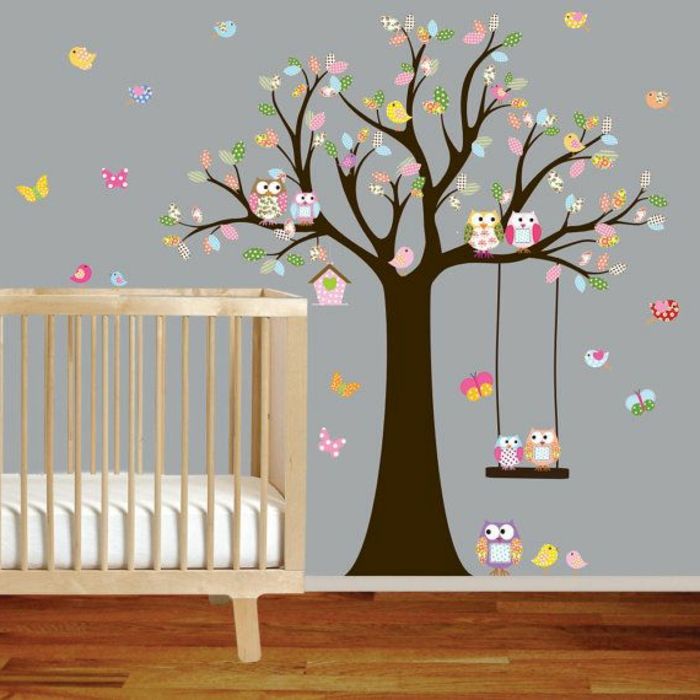 Relooking et décoration 2017 / 2018 - autocollants arbre chambre bébé