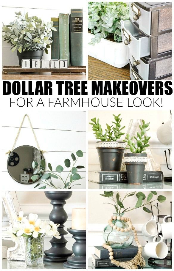 DIY Crafts - Get the perfect farmhouse look with these DOLLAR TREE