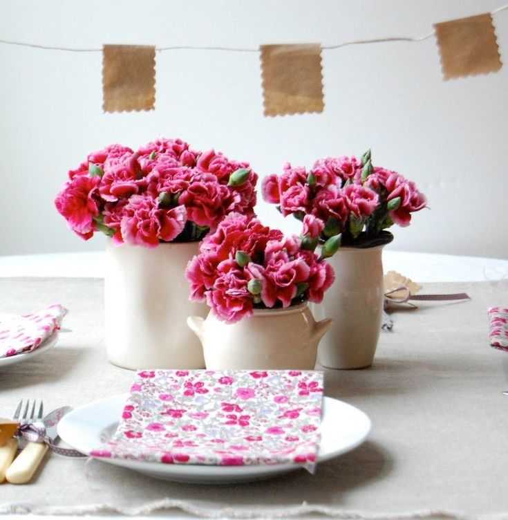 Idée Décoration Maison En Photos 2018 - déco de table printemps centre