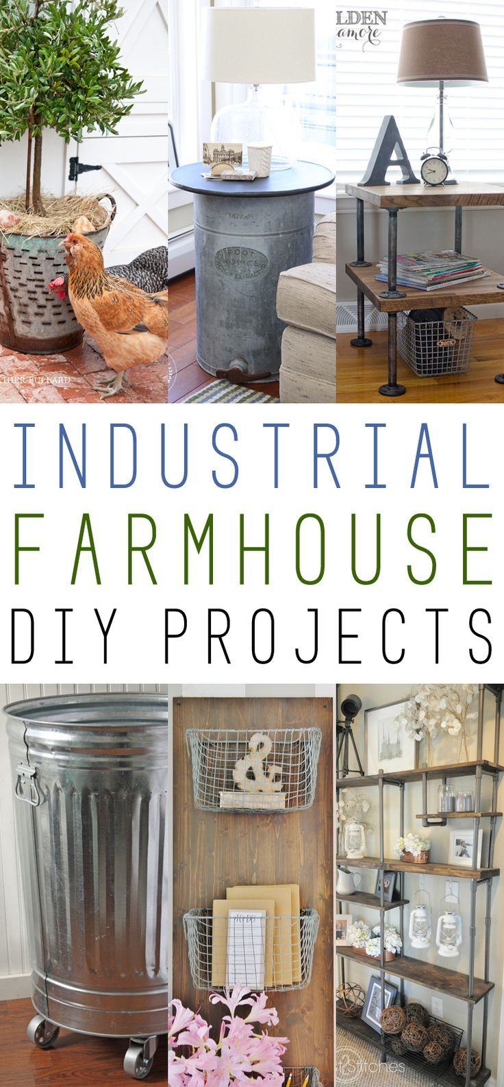 DIY Crafts - Farmhouse Fridays /// Industrial Farmhouse DIY Projects