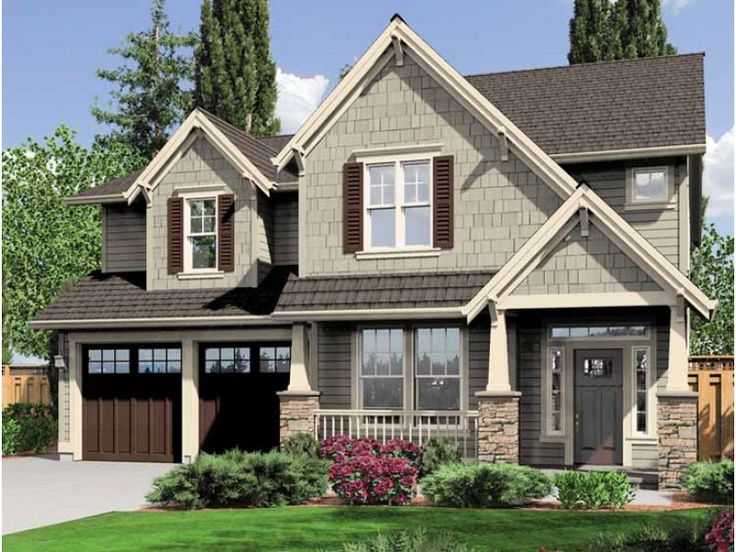  Plans  Maison En Photos  2019 Craftsman House  Plan  with 