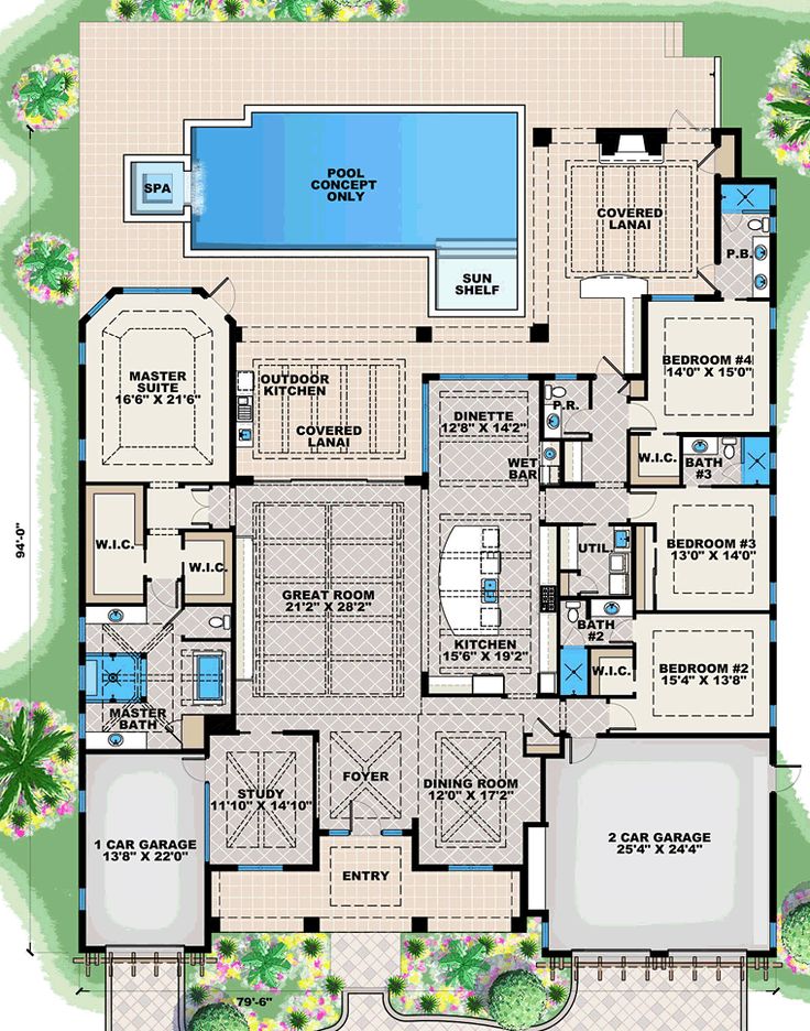 Plans Maison En Photos 2022 Coastal Florida House Plan 