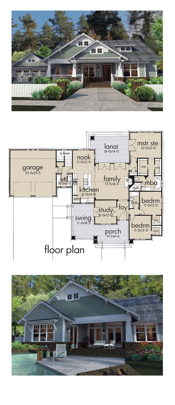 Plans Maison En Photos 2018 Craftsman House Plan 75137