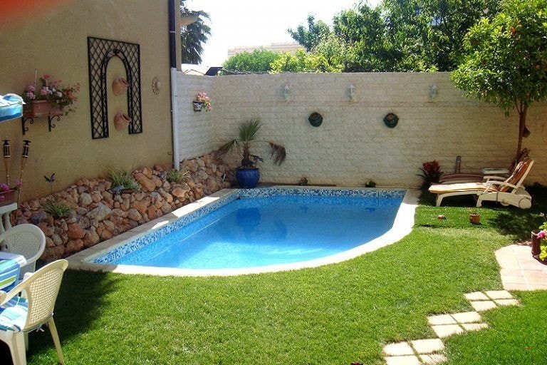 Petites piscines avec jardins